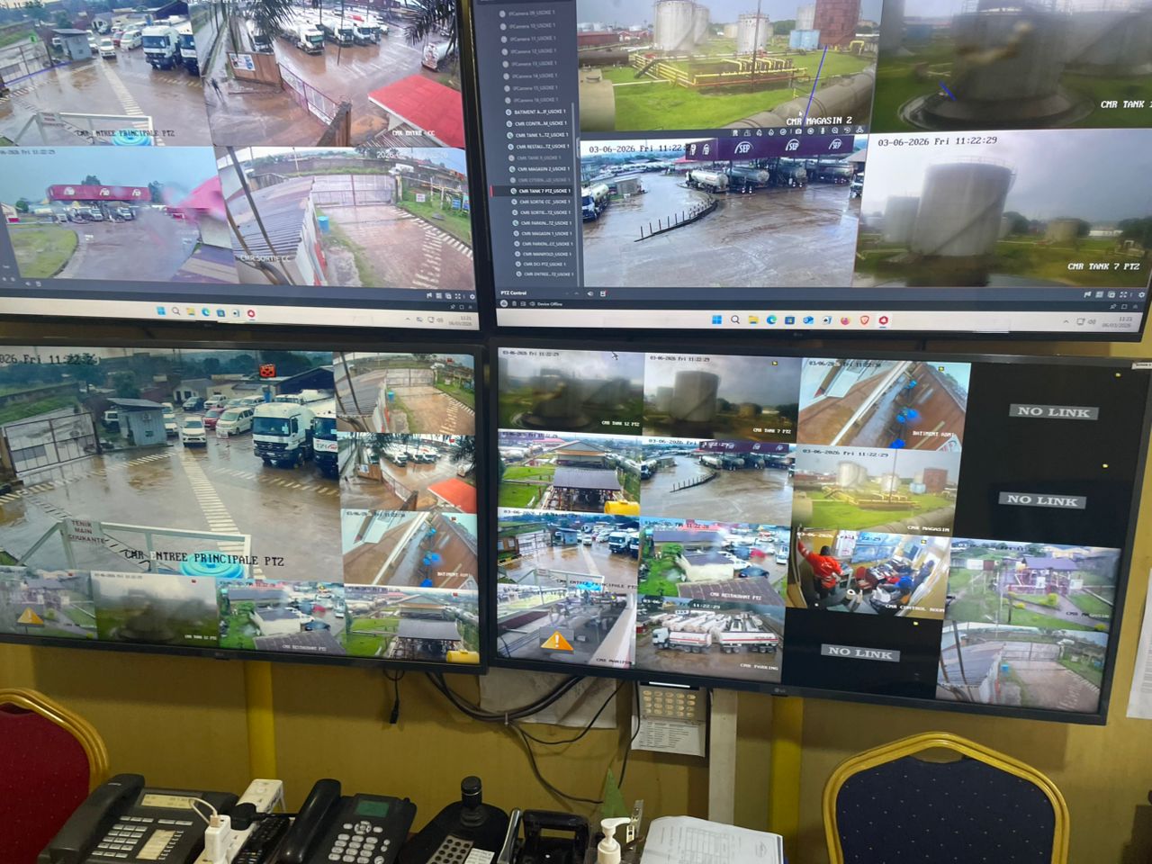 Sécurité en action – Visualisation des images après installation des cameras  ATEX chez SEP Lubumbashi