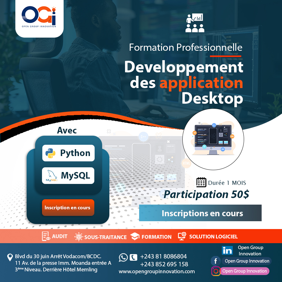 Développement d’Applications Desktop avec Python