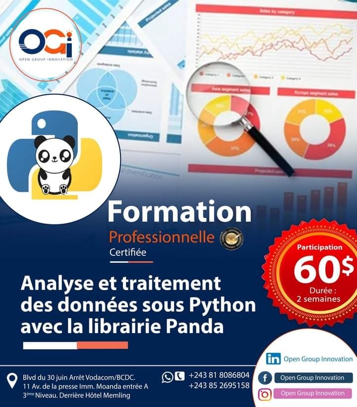 Formation Analyse de Données avec Python (Pandas)